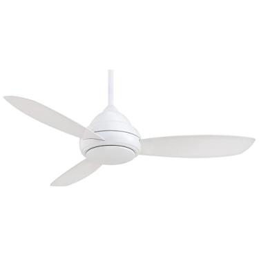 Imagem de Minka-Aire F517L-WH Concept I Ventilador de teto de 52 polegadas com luz LED integrada de 14W em acabamento branco
