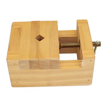 Imagem de HEEPDD Braçadeira de Escultura de Madeira, Setor Chinês Selo de Selo Mini Alicates Planícies Bancada de Tabela de Mesa para Manutenção de Manutenção de de Artesanato de Gravação Nan