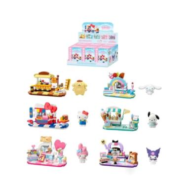 Imagem de Keepplay Bloco de Montar Set Restaurante Personagens - Hello Kitty e Amigos (kit C/ 6 Caixas)