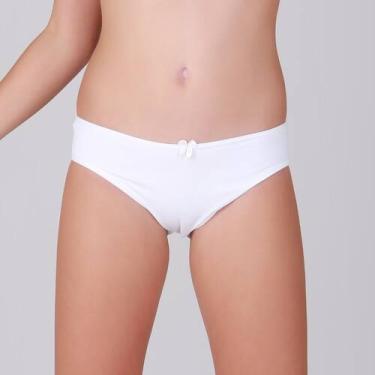 Imagem de Calcinha Amoo Infantil Lisa em Microfibra 742 C/3, Cores sortidas, M