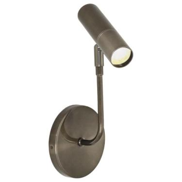 Imagem de Arandela Luminária Spot Articulado Leitura Cabeceira Bronze - Single L