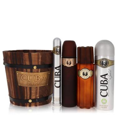 Imagem de Perf.colônia Masc.cuba Gold Fragluxe Cx.pres.100ml Edt + 35ml Edt + 200ml Des. + 100ml Pós Barba