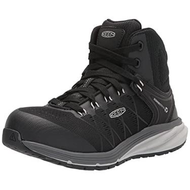 Imagem de KEEN Utility Bota feminina de cano médio com bico composto industrial, Vapor/Preto, 9.5