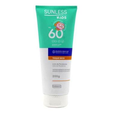 Imagem de Prot solar fps60 kids 200g sunless - farmax
