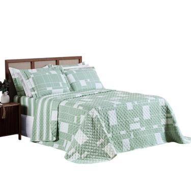 Imagem de Cobre Leito King Spring Micropercal 100% Poliéster - Adria