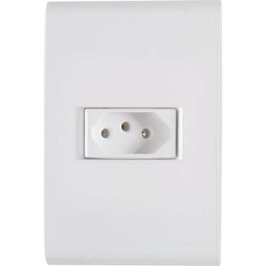 Imagem de Conjunto 1 Tomada 2P+T 10A/250V Liz Br Tramontina