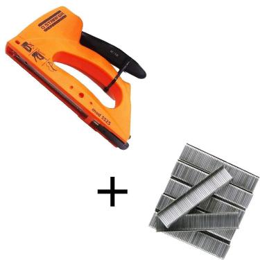 Imagem de Kit Grampeador Tapeceiro ABS 5525 + 1000 Grampos 106/8mm Starfer