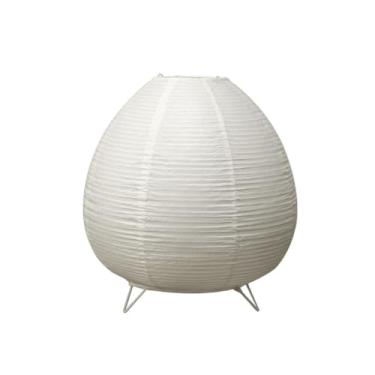 Imagem de hezhuhe2258 Abajur de mesa candeeiro de mesa lanterna de bola japonesa dobrável candeeiro de cabeceira quarto sala de estar lâmpadas decorativas