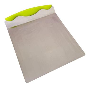 Imagem de Espátula Salva Bolo Pá Placa Culinária Bolo Transporte Camada Bolo Pizza Aço Inox (Verde Limão)