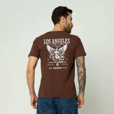 Imagem de Camisa Camiseta Estilo Urbano Streetwear City Of Los Angeles Unissex L