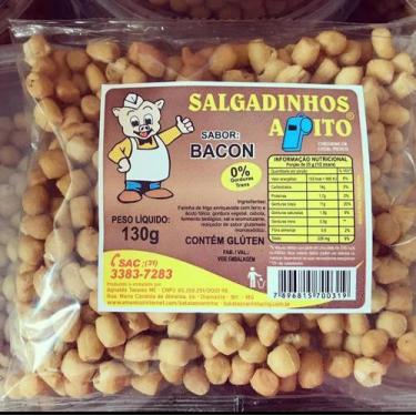 Imagem de Salgadinho Apito Sabor Bacon 130g - Salgadinhos Apito 