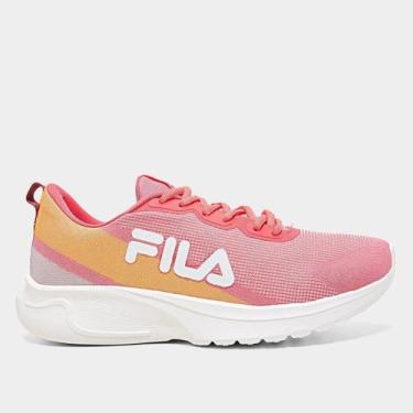 Imagem de Tênis Fila Vector Feminino, Laranja, Branco, 34