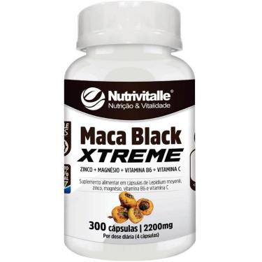 Imagem de MACA BLACK XTREME 2200MG 300CAPS NUTRIVITALLE