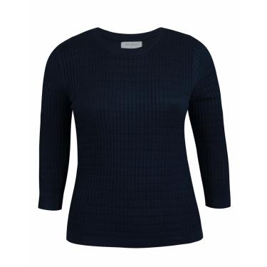 Imagem de Blusa 3/4 Pau a Pique Modal Azul Marinho