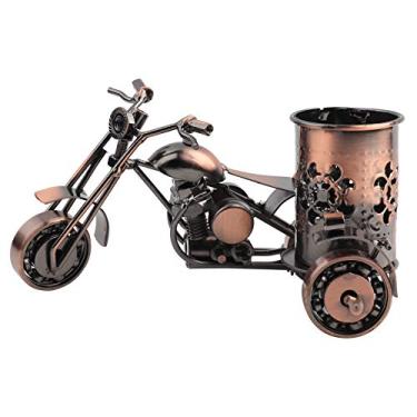 Imagem de GLOGLOW Decoração de Casa Veículos Colecionáveis ​​Penir Criativo Lápis, Motocicleta Vintage Modelo Lápis Ornamento de Artesanato de Artesanato de