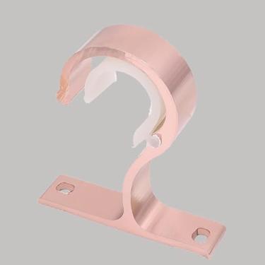 Imagem de Suporte de varão de cortina de liga de alumínio DIY para cortinas, ganchos de parede, organizador de suporte doméstico, ouro rosa