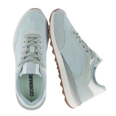 Imagem de CUSHIONAIRE Women's Kicks lace up Nylon Sneaker +Comfort Foam Mint 7.5