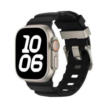 Imagem de Pulseira De Silicone Esportiva De 42mm-49mm Para Apple Watch Ultra 2 1