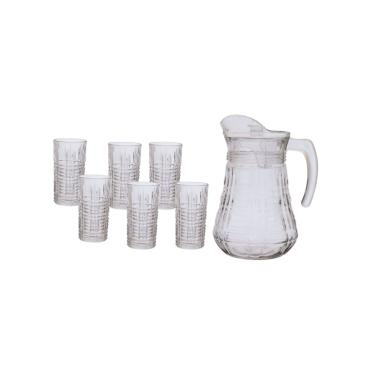 Imagem de Jarra com 6 Copos de Vidro Athena - Hauskraft