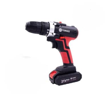 Imagem de Parafusadeira sem fio 21V com 2 baterias - Torkez