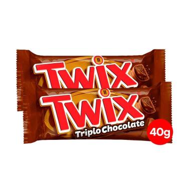 Imagem de Kit 2 Chocolate Twix Triplo Chocolate 40g