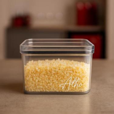 Imagem de Porta alho - pote para alho - porta cebola - porta molho de tomate - c