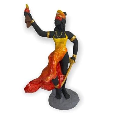 Imagem de Escultura Orixá Egunitá em Resina 17 cm