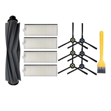 Imagem de Compatible With ILife A7 A9S / DEXP LF800 Genio Deluxe 500 Robot Vacuum Cleaner Main Side Brush Hepa Filter Mop Spare Parts Accessories(Set 4)