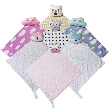 Imagem de Naninha de Bichinhos Bebê Divertida Enxoval Fofo Maternidade - Koala B