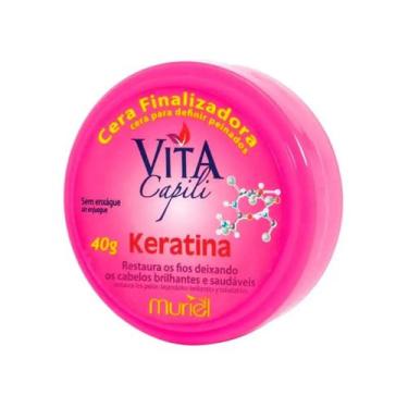 Imagem de Cera Finalizadora Queratina Muriel 40G