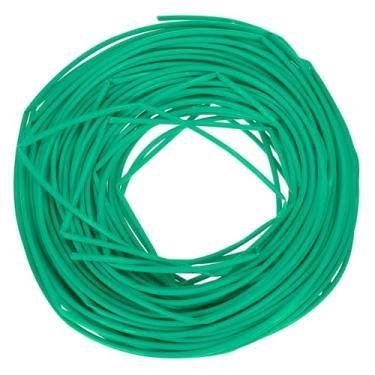 Imagem de DMiotech Tubo termorretrátil tubo de isolamento elétrico 2:1 tubo de fio de cabo envoltório manga verde 0,4 cm diâmetro 50 m de comprimento
