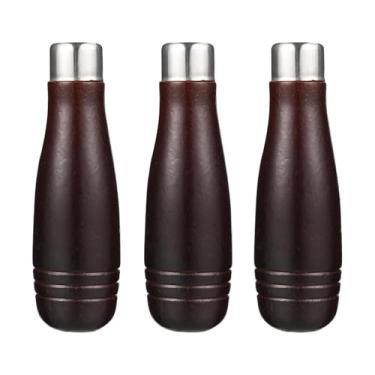 Imagem de FashionCha 3 peças de alças de madeira para arquivo, pequenas e grandes, versáteis, com anel de metal de substituição