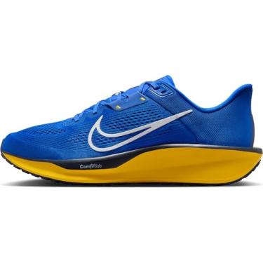 Imagem de Nike Tênis de corrida masculino Quest 6 Road, Game Royal/cinza futebol/azul marinho, 41
