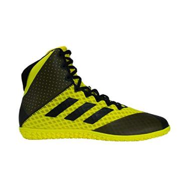 Imagem de adidas Tênis de luta livre masculino Mat Wizard 4, Amarelo/preto, 35