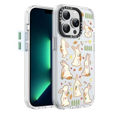 Imagem de GuardCrew Capa para iPhone 13 Pro, [proteção contra quedas de grau militar de 3,8 m à prova de colisão] [antiamarelamento e antidescasca] capa de telefone fina à prova de choque transparente de TPU