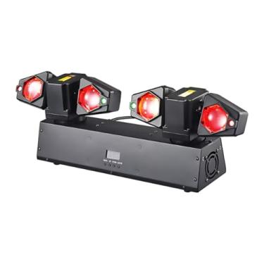 Imagem de Luz Móvel de Feixe LED Quatro Braços Axis com Strobe tingimento para Palco DJ KTV