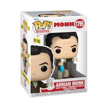 Imagem de Funko Pop! NBCU TV: Adrian Monk - Boneco de vinil colecionável - Ideia de presente - Mercadoria oficial - Brinquedos para crianças e adultos - Fãs de TV - Figura modelo para colecionadores e exibição