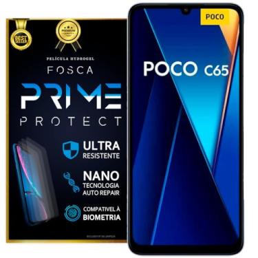 Imagem de Película de Hidrogel Mi Poco C65 Frontal Transparente ou Fosca (Fosca)