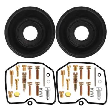 Imagem de 2 kits de reparo de carburador de substituição para Triumph Bonneville T100 2001 2002 2003 2004-2008 kit de reconstrução de carburador com diafragma