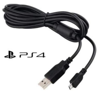 Imagem de Cabo Carregador Compatível para Controle Ps4 playstation 4 Com Filtro 