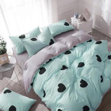 Imagem de Jogo De Cama Love Tiffany Casal Queen 6Pç Edredom 260X260Cm - Casa Da 