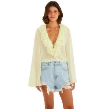 Imagem de Short Farm Rio Jeans Curva Claro-Feminino