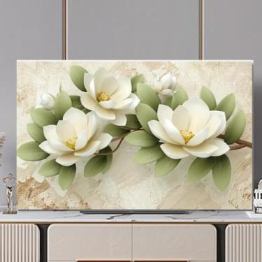 Imagem de Capa protetora contra poeira para TV interna - LED LCD para TVs de mesa e suspensas, protetores de tela coloridos - tipo 02||55 polegadas