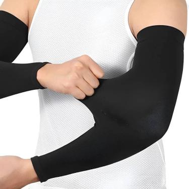 Imagem de Manguito Proteção Solar Uv Braço Moto Ciclismo Fat - Preto P