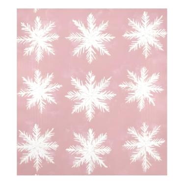 Imagem de STAYTOP Linda capa de ímã de lava-louças de flocos de neve de Natal 58 x 66 cm capas decorativas de geladeira para porta frontal adesivo magnético para máquina de lavar louça painel de geladeira
