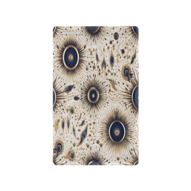 Imagem de Wassud Placa de cobertura de interruptor de luz monocromática original, 1 capa de tomada em branco placa de parede decorativa decoração de casa sala de estar quarto