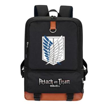 Imagem de Mochila Attacks on Titans Levis Ackermans Cartoon Kids