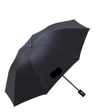 Imagem de LMJYU Guarda-chuva automático para guarda-chuva dobrável à prova de chuva guarda-chuva de viagem pequeno guarda-chuva portátil à prova de intempéries para homens