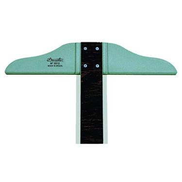 Imagem de Régua T de 120 cm Fenólica, Cabeçote Fixo, com Bordas de Acrílico 5512 – Trident, Trident, 5512, Marrom, 120 cm