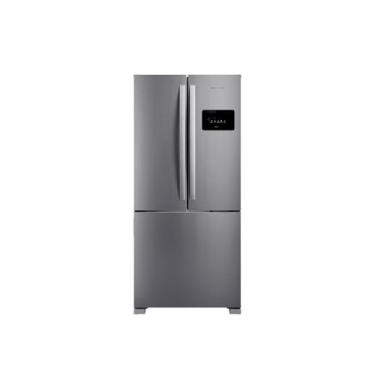 Imagem de Geladeira French Door 3 Portas Inox Design e Tecnologia Premium Brastemp - BRO85MK 220v